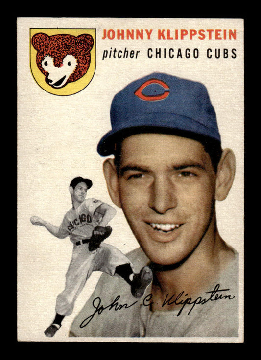 1954 Topps #31 Johnny Klippstein Chicago Cubs VG 54T10007841