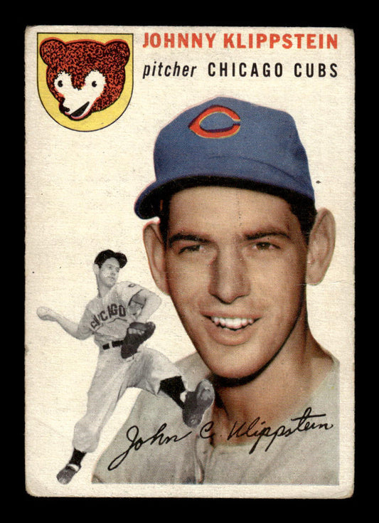 1954 Topps #31 Johnny Klippstein Chicago Cubs VG 54T10007842