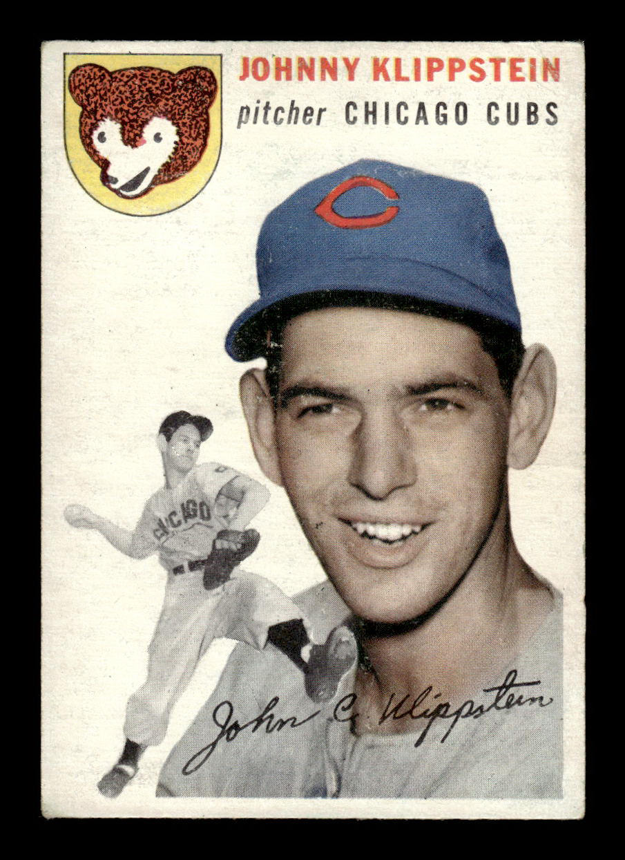 1954 Topps #31 Johnny Klippstein Chicago Cubs VG 54T10007843