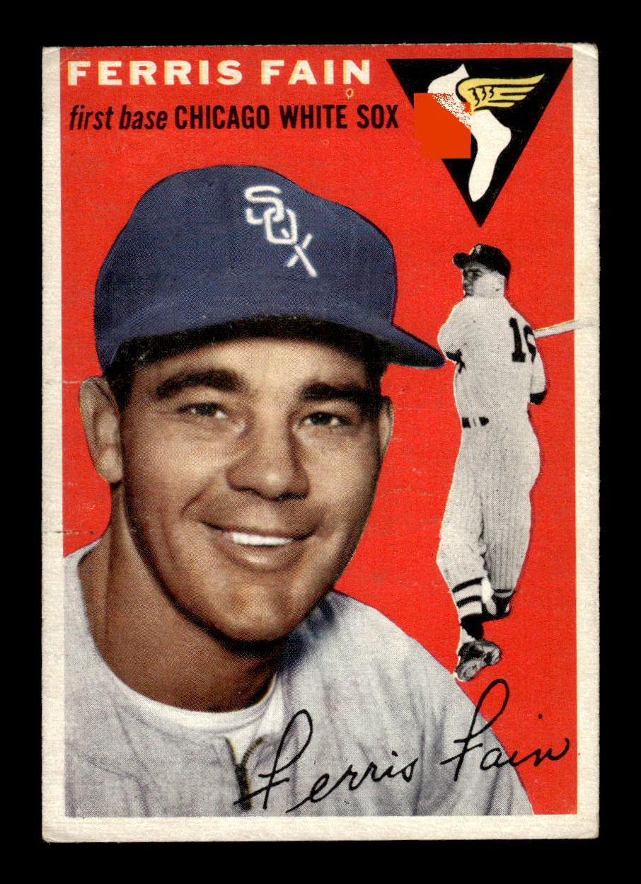 1954 Topps #27 Ferris Fain Chicago White Sox VG 54T10007845