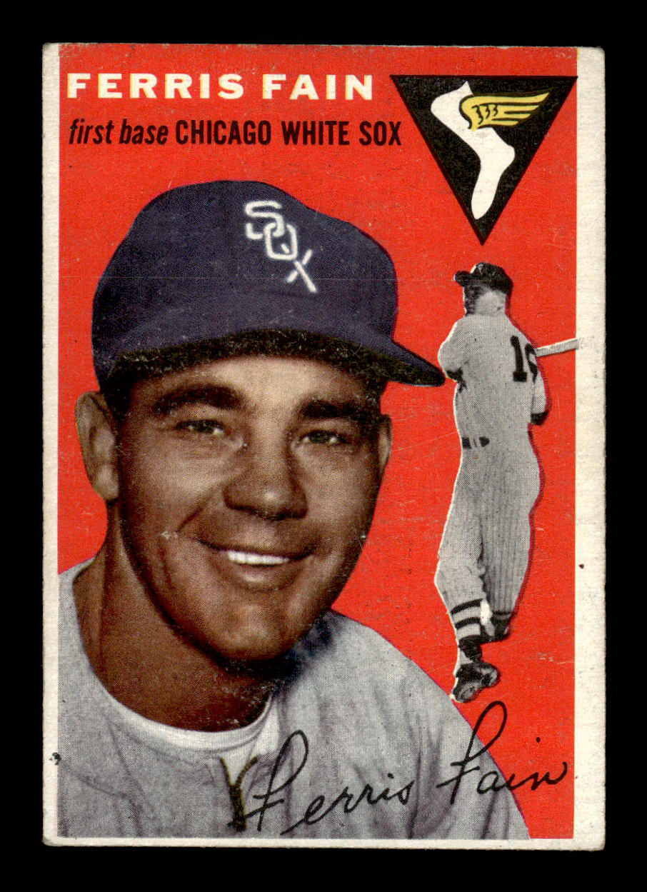 1954 Topps #27 Ferris Fain Chicago White Sox VG 54T10007846
