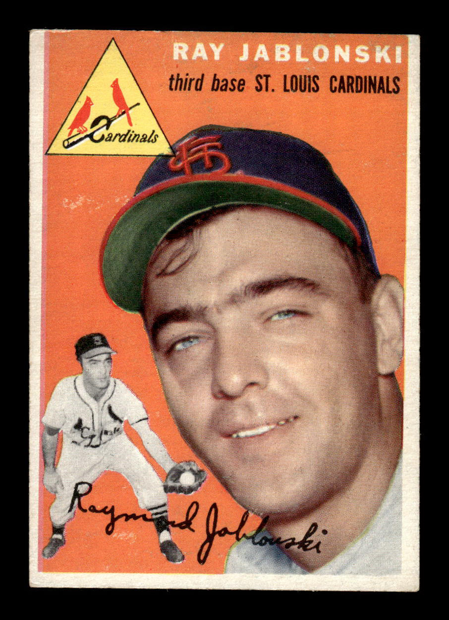 1954 Topps #26 Ray Jablonski St. Louis Cardinals VG 54T10007847