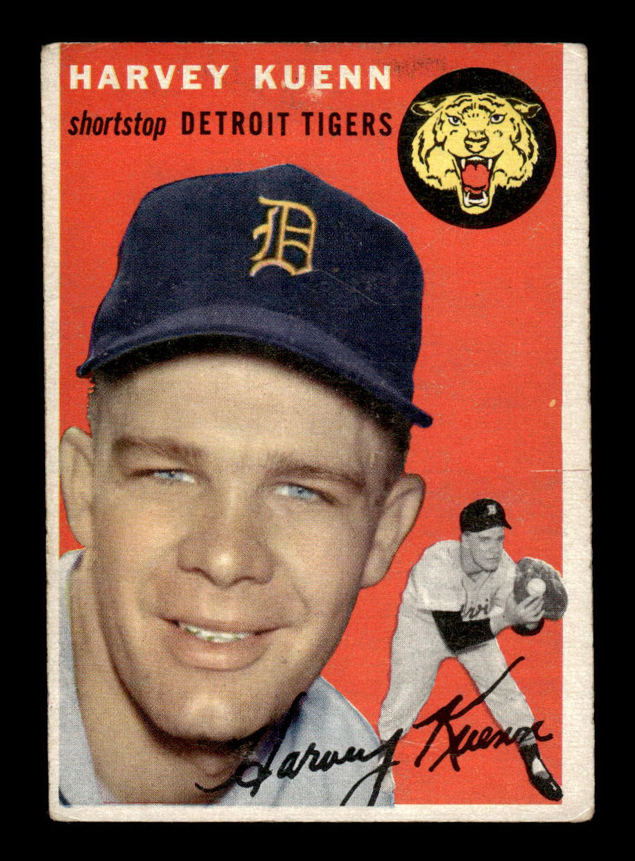 1954 Topps #25 Harvey Kuenn Detroit Tigers VG 54T10007848