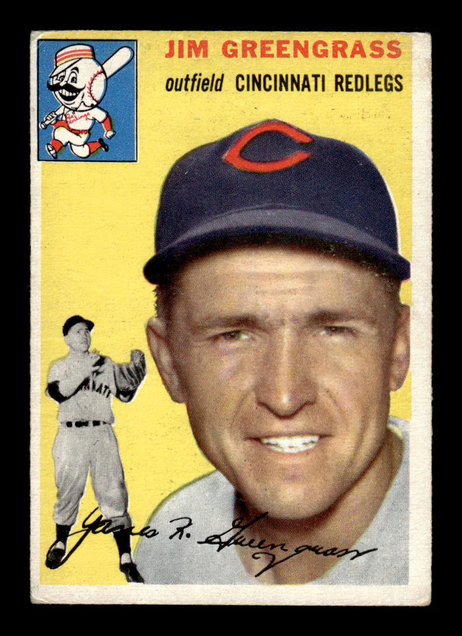 1954 Topps #22 Jim Greengrass Cincinnati Redlegs VG 54T10007854