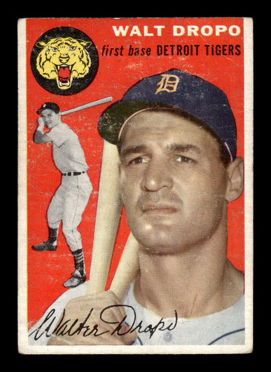 1954 Topps #18 Walt Dropo Detroit Tigers VG 54T10007859