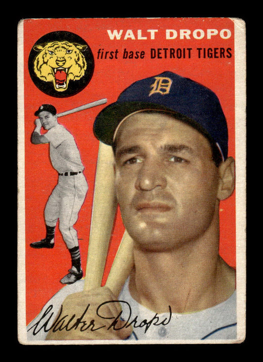 1954 Topps #18 Walt Dropo Detroit Tigers VG 54T10007860