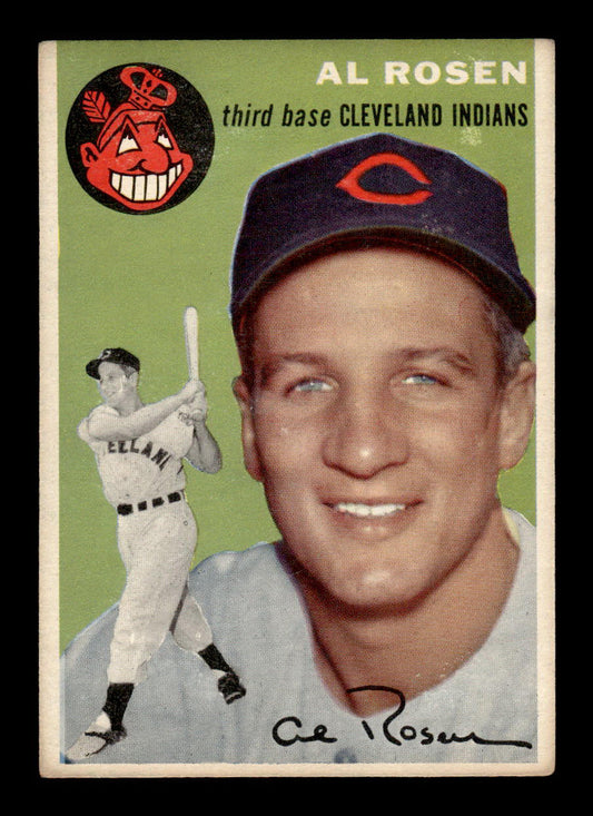 1954 Topps #15 Al Rosen Cleveland Indians VG 54T10007861
