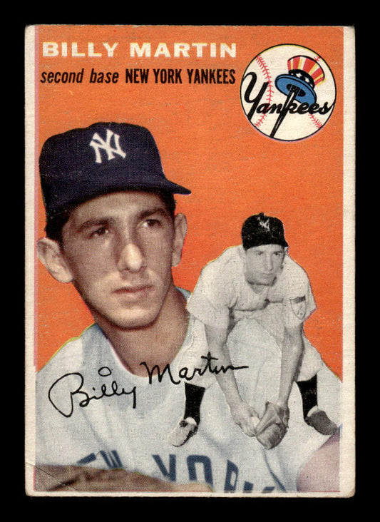 1954 Topps #13 Billy Martin New York Yankees VG 54T10007864