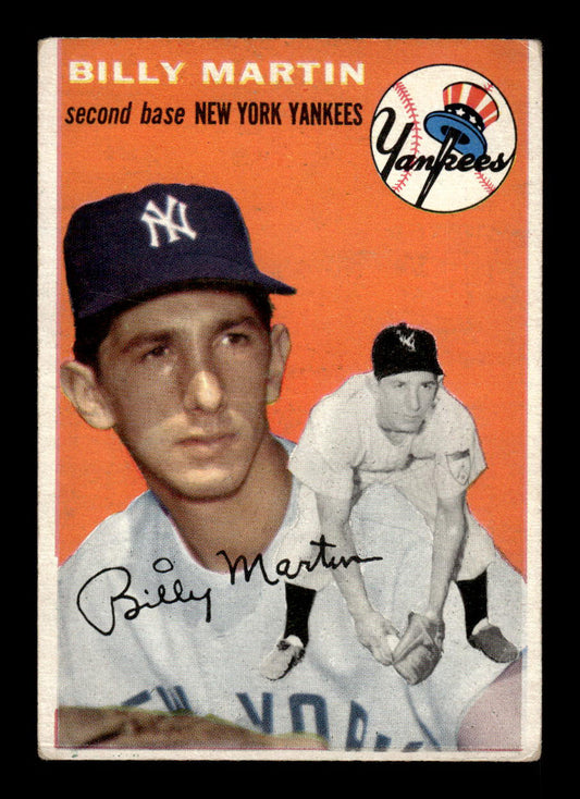 1954 Topps #13 Billy Martin New York Yankees VG 54T10007865