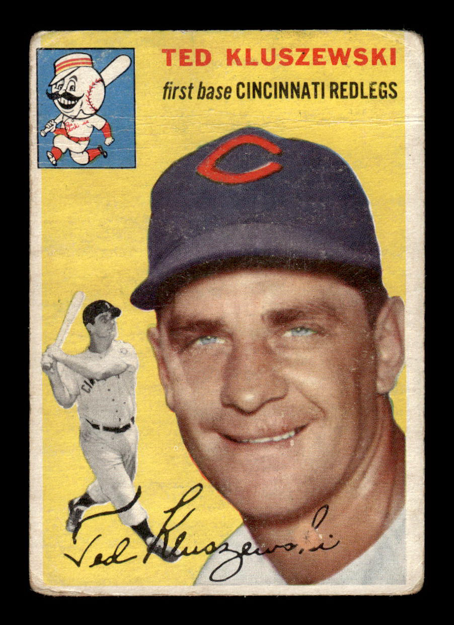 1954 Topps #7 Ted Kluszewski Cincinnati Redlegs VG 54T10007870