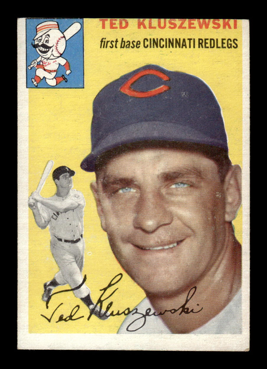 1954 Topps #7 Ted Kluszewski Cincinnati Redlegs VG 54T10007871