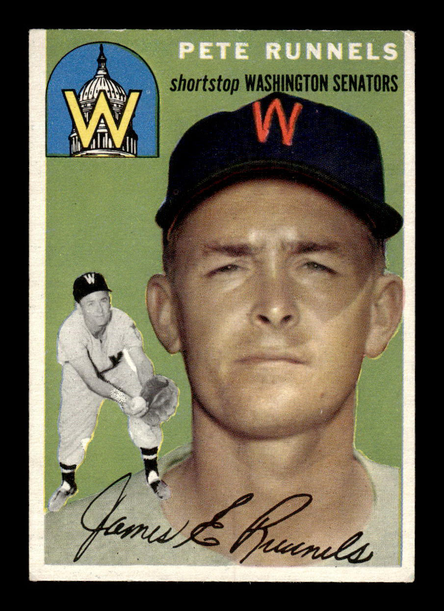 1954 Topps #6 Pete Runnels Washington Senators VG 54T10007873