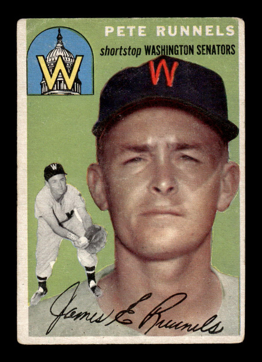 1954 Topps #6 Pete Runnels Washington Senators VG 54T10007874