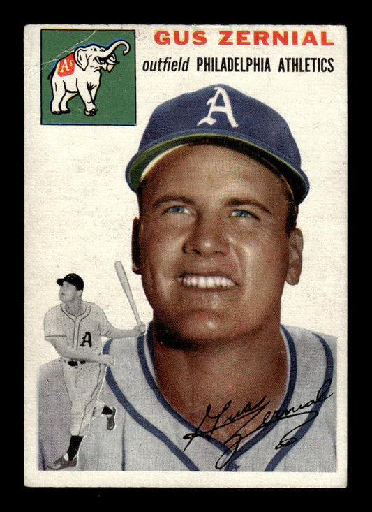 1954 Topps #2 Gus Zernial Philadelphia Athletics VG 54T10007881