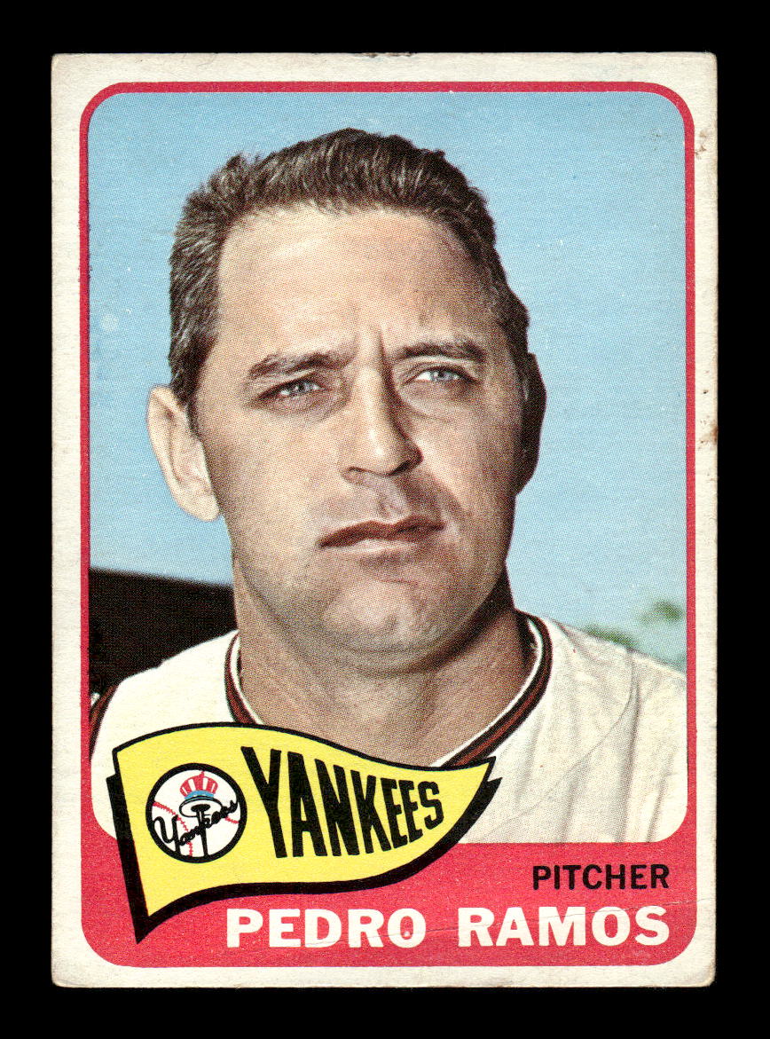 1965 Topps #13 Pedro Ramos New York Yankees VG 54T10007888