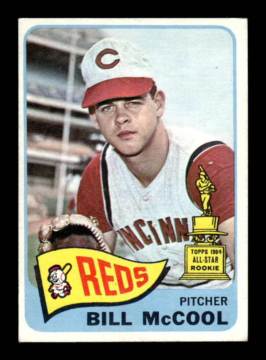 1965 Topps #18 Bill McCool Cincinnati Reds VG 54T10007891