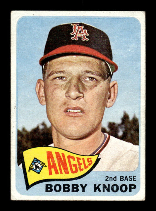 1965 Topps #26 Bobby Knoop Los Angeles Angels VG 54T10007897