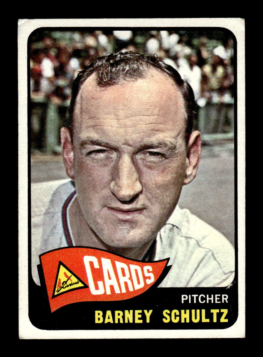 1965 Topps #28 Barney Schultz St. Louis Cardinals VG 54T10007898