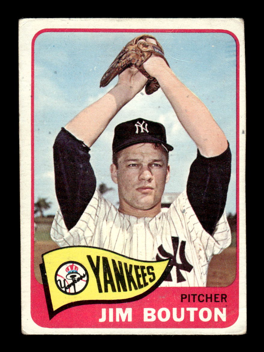 1965 Topps #30 Jim Bouton New York Yankees VG 54T10007900