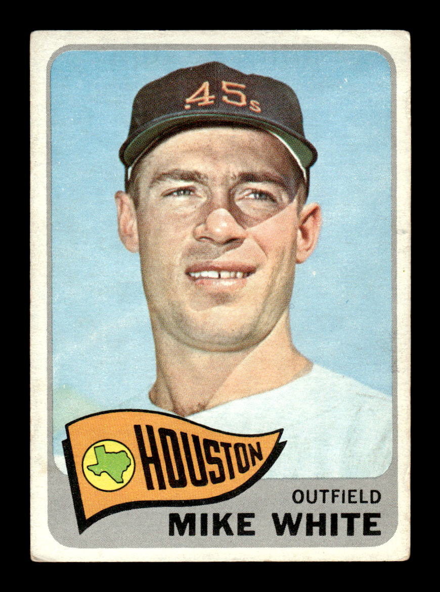 1965 Topps #31 Mike White Houston Colt .45s VG 54T10007901