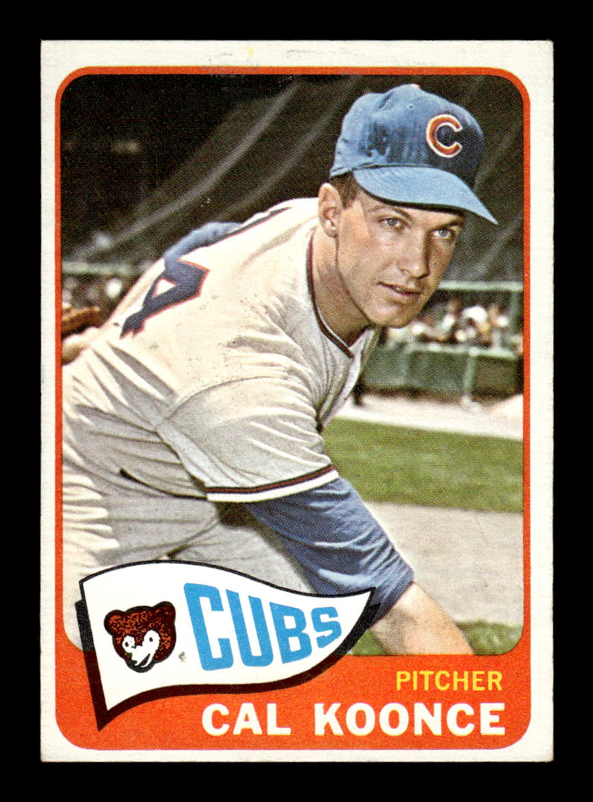 1965 Topps #34 Cal Koonce Chicago Cubs VGEX 54T10007904