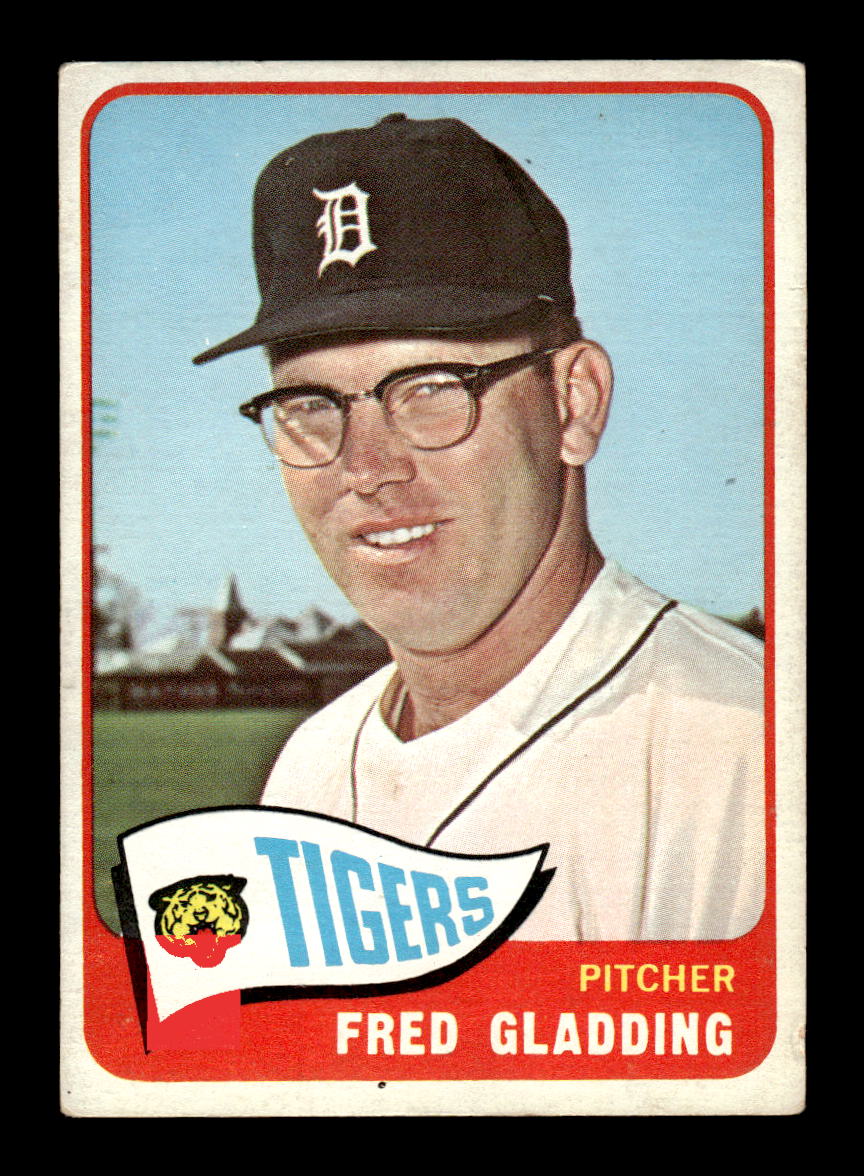 1965 Topps #37 Fred Gladding Detroit Tigers VG 54T10007907
