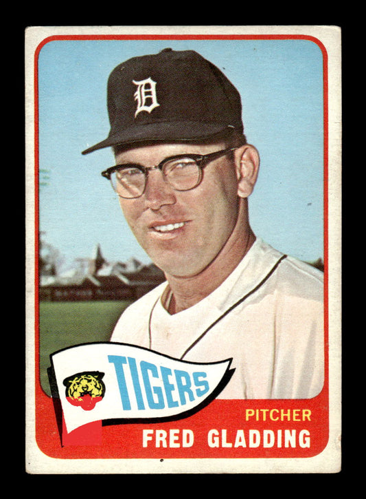 1965 Topps #37 Fred Gladding Detroit Tigers VG 54T10007907