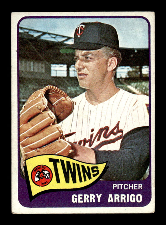 1965 Topps #39 Gerry Arrigo Minnesota Twins VG 54T10007909