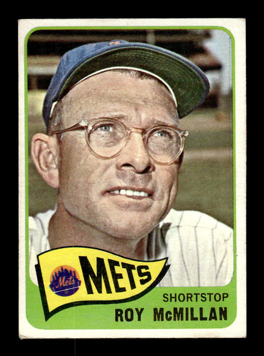 1965 Topps #45 Roy McMillan New York Mets VG 54T10007914