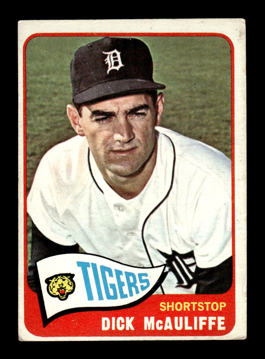 1965 Topps #53 Dick McAuliffe Detroit Tigers VG 54T10007919