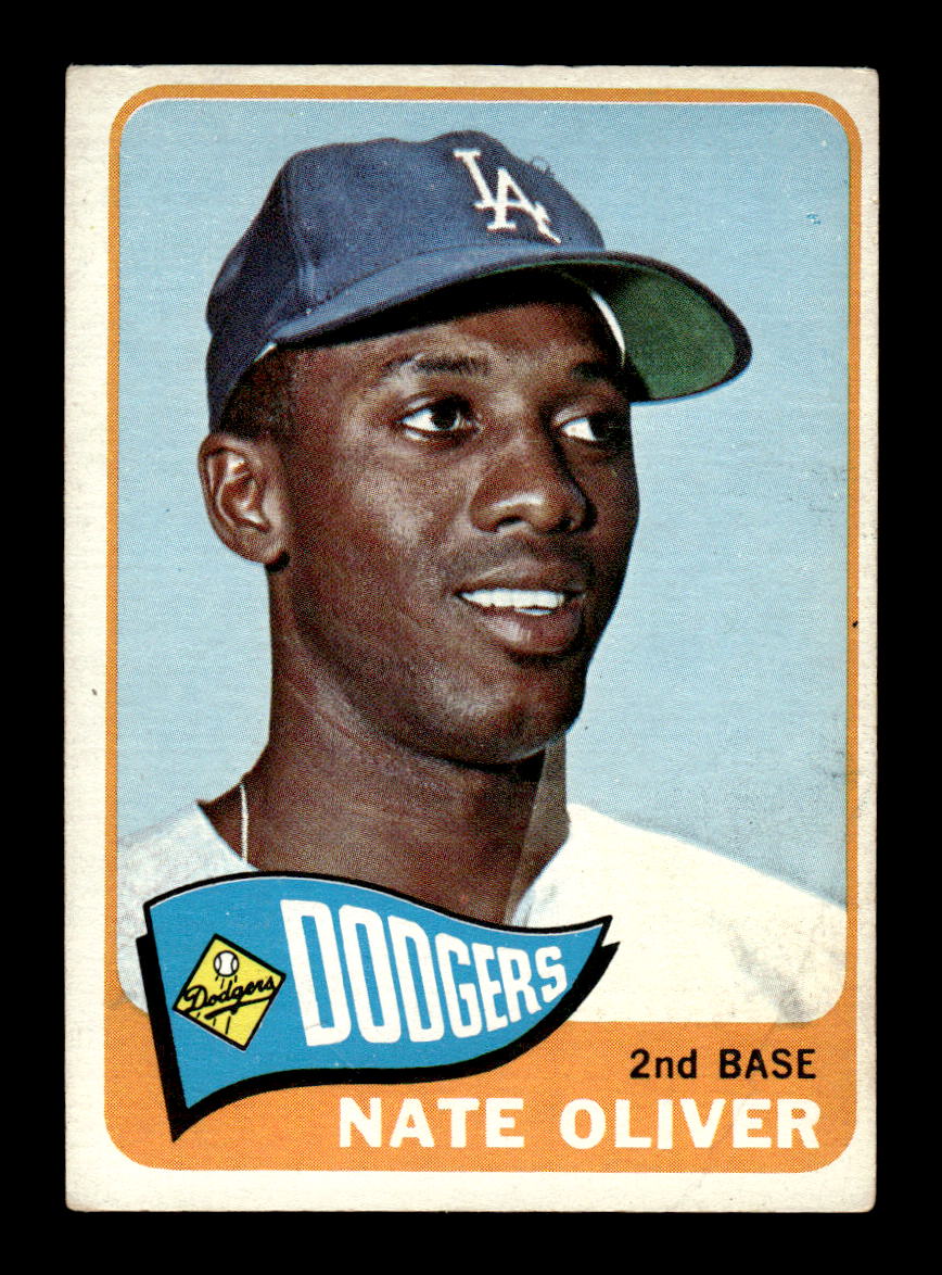 1965 Topps #59 Nate Oliver Los Angeles Dodgers G/VG 54T10007923