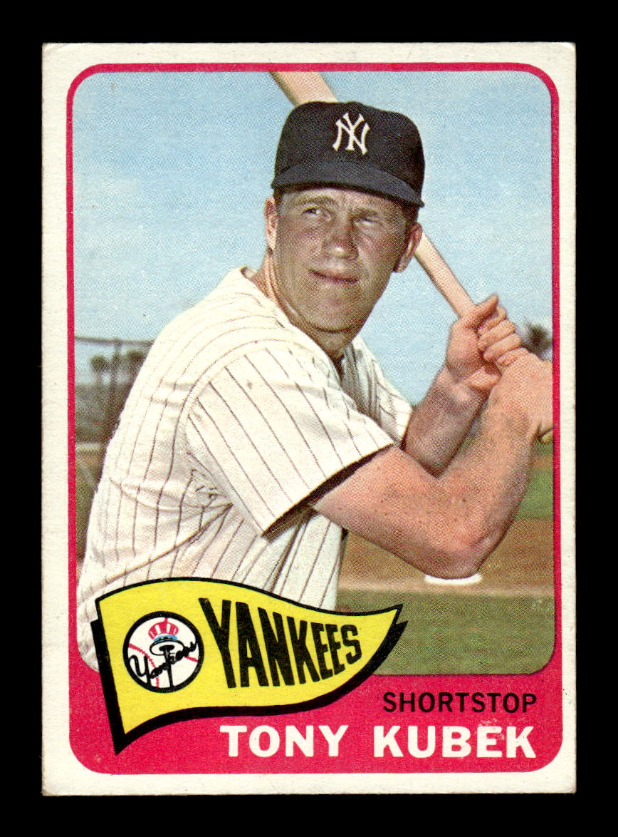 1965 Topps #65 Tony Kubek New York Yankees VG 54T10007929
