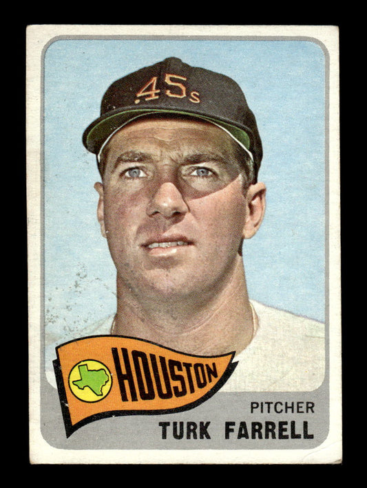 1965 Topps #80 Turk Farrell Houston Colt .45s VG 54T10007936