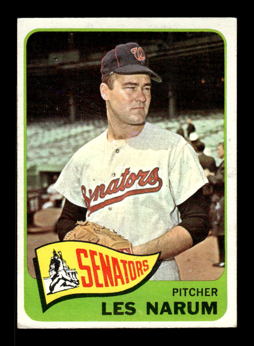 1965 Topps #86 Les Narum Washington Senators VG 54T10007942