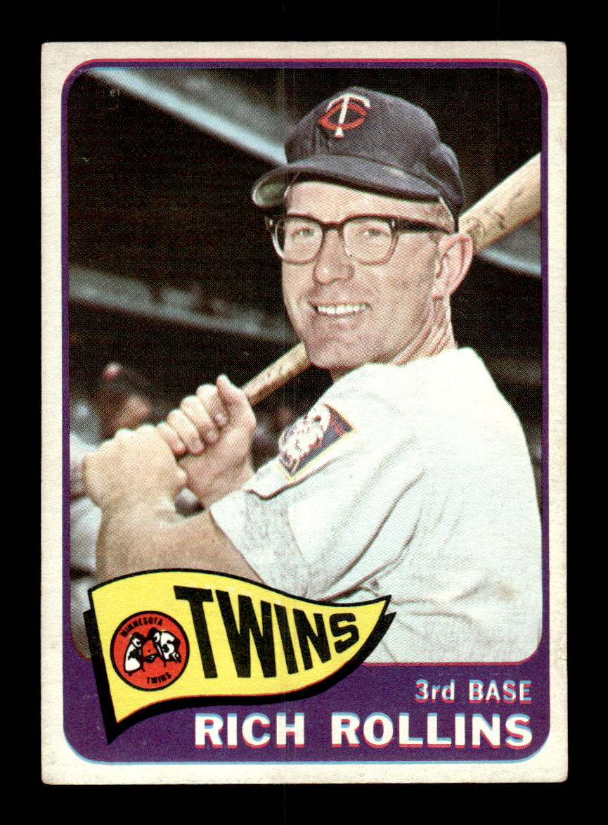 1965 Topps #90 Rich Rollins Minnesota Twins VG 54T10007945