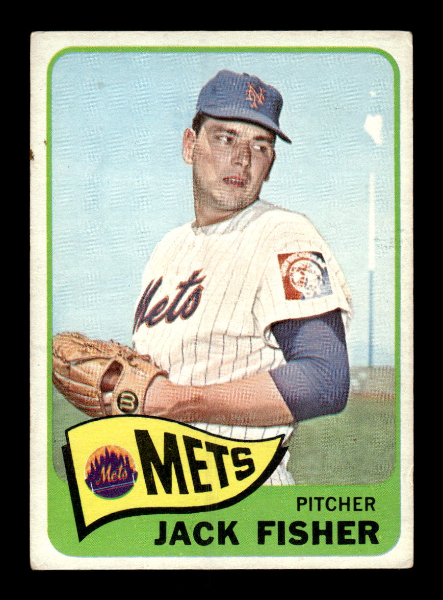 1965 Topps #93 Jack Fisher New York Mets VG 54T10007946