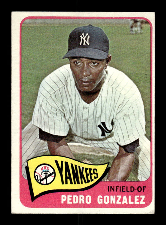 1965 Topps #97 Pedro Gonzalez New York Yankees VG 54T10007948