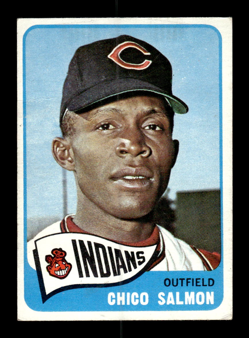1965 Topps #105 Chico Salmon Cleveland Indians VG 54T10007956