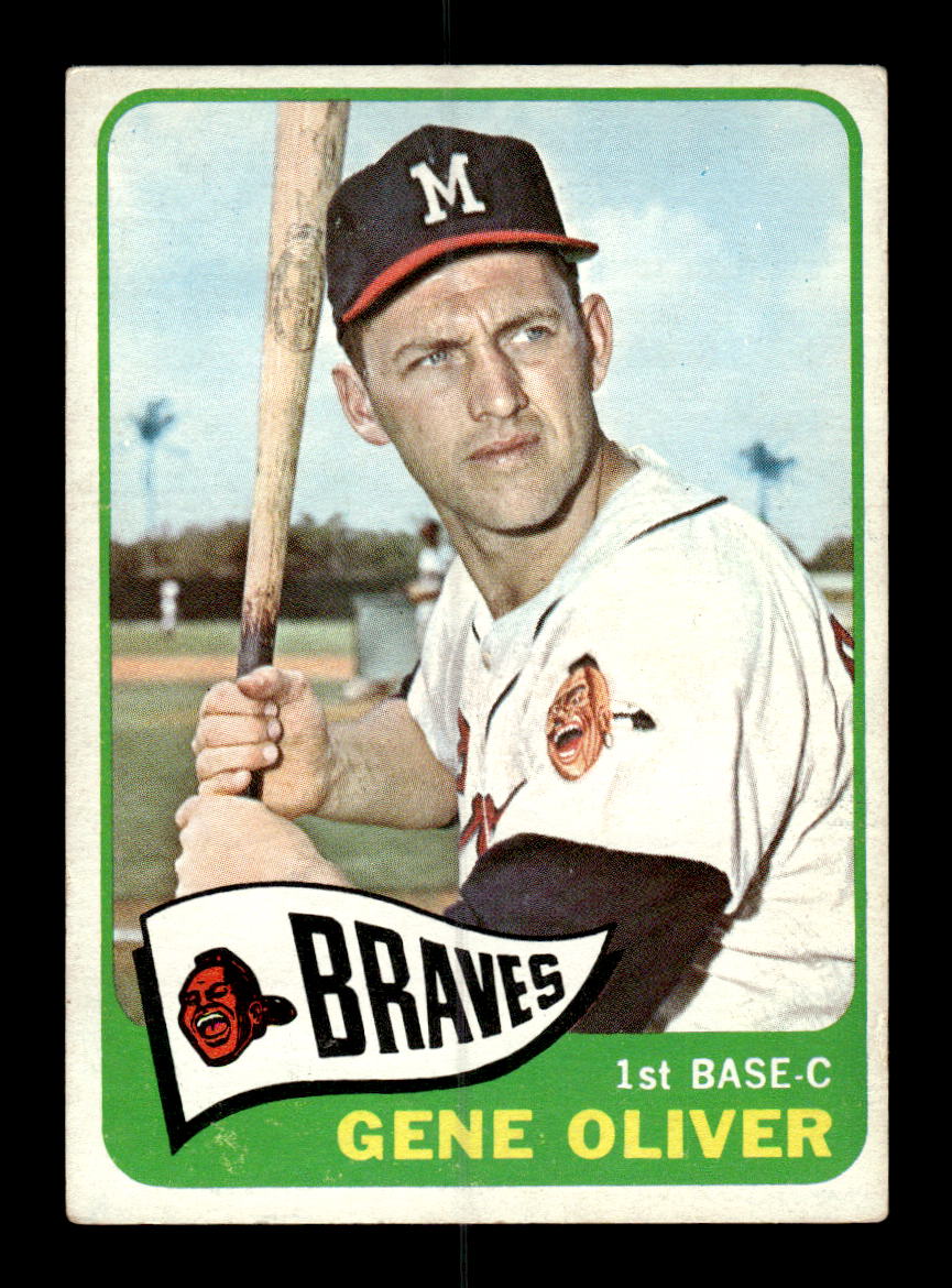 1965 Topps #106 Gene Oliver Milwaukee Braves VG 54T10007957