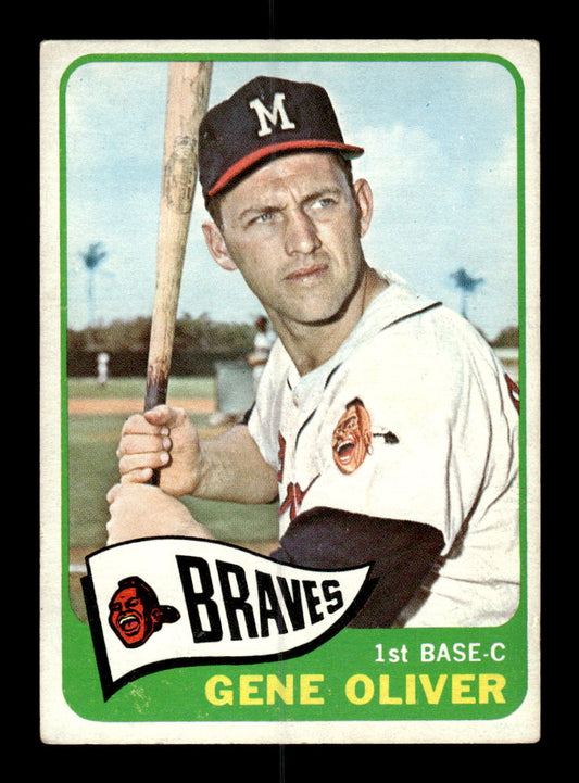 1965 Topps #106 Gene Oliver Milwaukee Braves VG 54T10007957