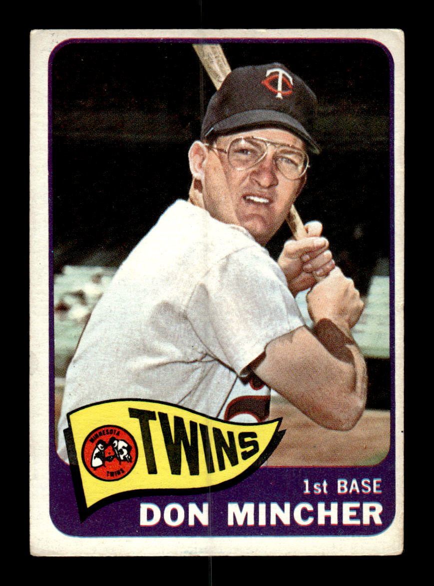 1965 Topps #108 Don Mincher Minnesota Twins VG 54T10007959