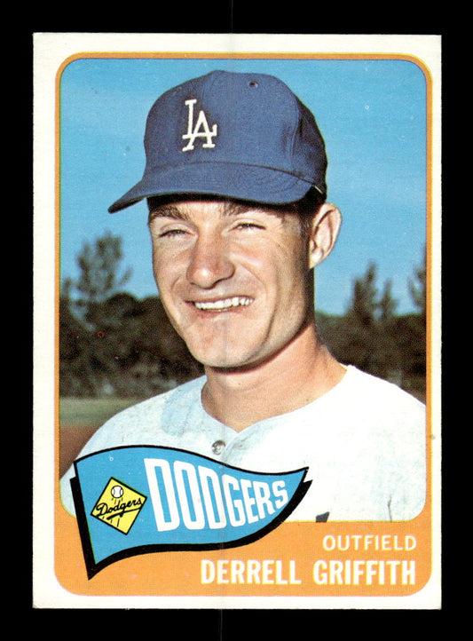 1965 Topps #112 Derrell Griffith Los Angeles Dodgers EX 54T10007961