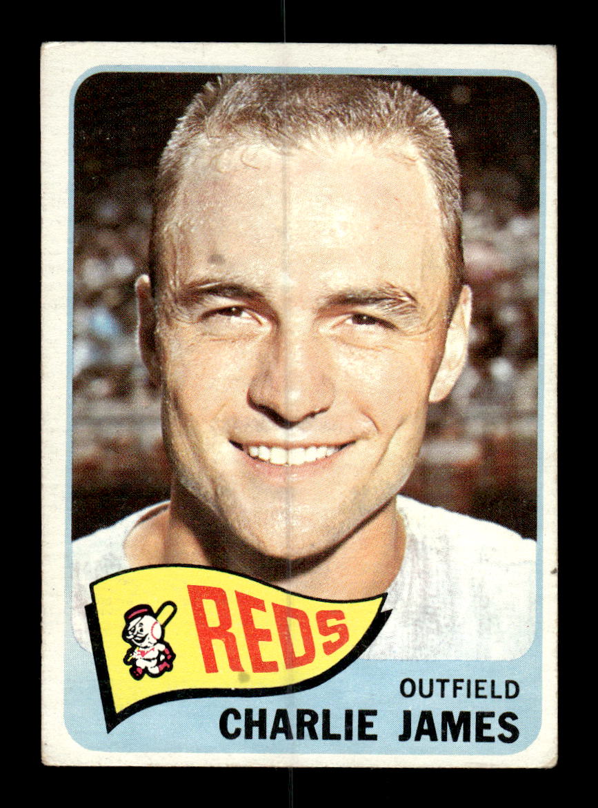 1965 Topps #141 Charlie James Cincinnati Reds VG 54T10007966