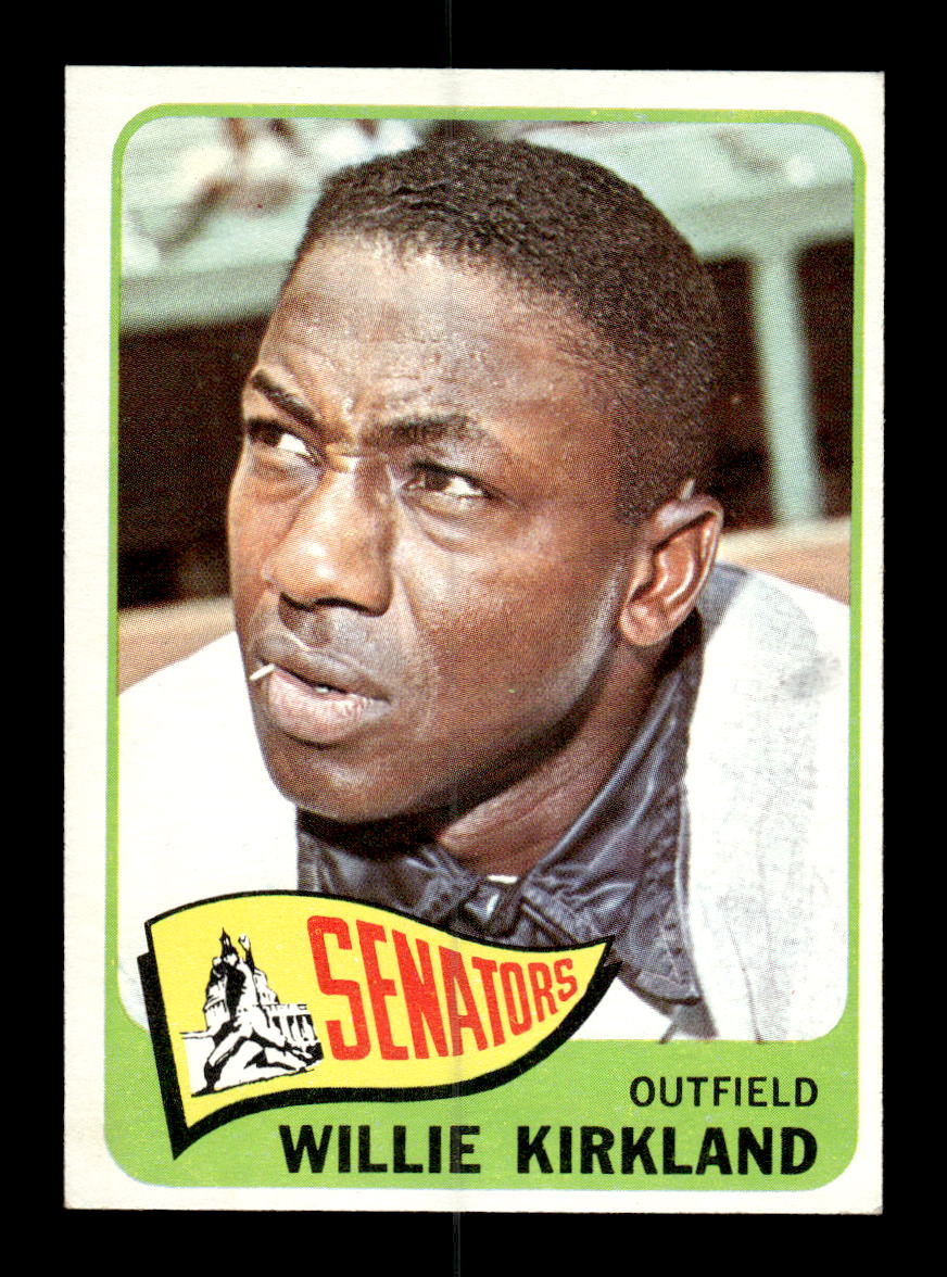 1965 Topps #148 Willie Kirkland Washington Senators VG 54T10007970