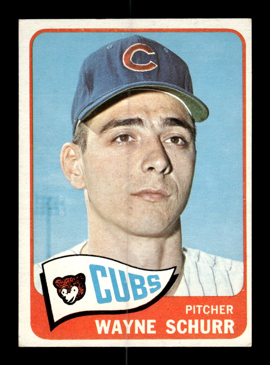1965 Topps #149 Wayne Schurr Chicago Cubs VG 54T10007971