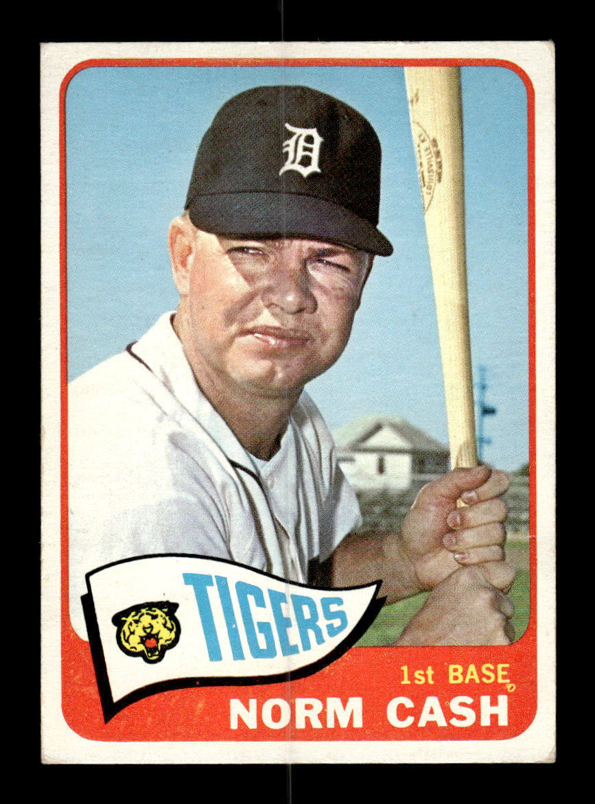 1965 Topps #153 Norm Cash Detroit Tigers VG 54T10007973