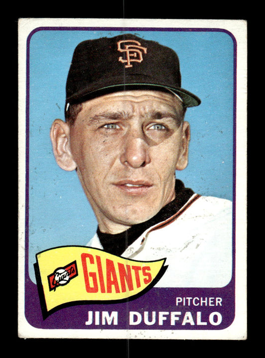 1965 Topps #159 Jim Duffalo San Francisco Giants VG 54T10007977
