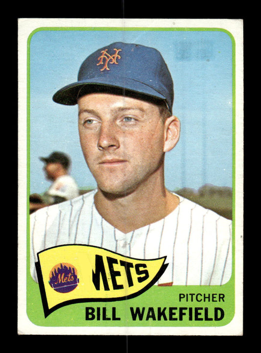 1965 Topps #167 Bill Wakefield New York Mets VG 54T10007981