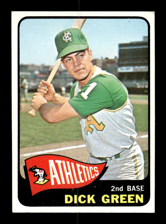 1965 Topps #168 Dick Green Kansas City Athletics EX 54T10007982