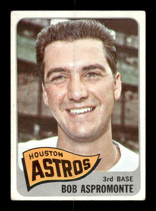 1965 Topps #175 Bob Aspromonte Houston Astros VG 54T10007985